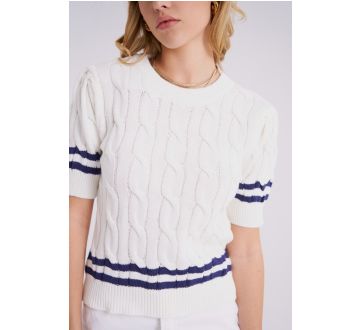 Feelkoo biely svetrík Tenis