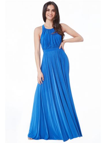 Maxi šaty - kráľovská modrá