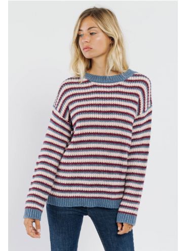 Ležerný pruhovaný sveter Amy